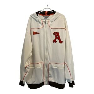 Vtg Nike ALPHA PHYSICAL CULTURE CLUB Sz 3XL Black Fives Basketball Hoodie Jacket